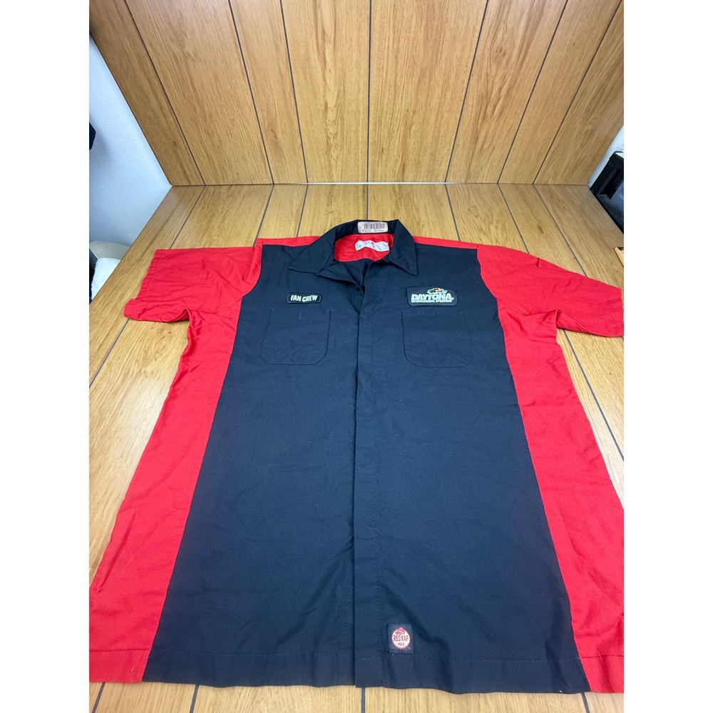 Red Kap Daytona International Speedway Fan Crew Shirt Workwear‎ 2XLR